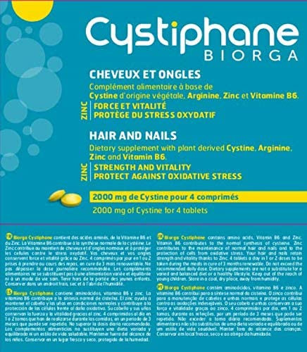 Cystiphane cabello y las uñas - Pack 2 x 120 Tabletas Embalaje Deteriorado For Discount