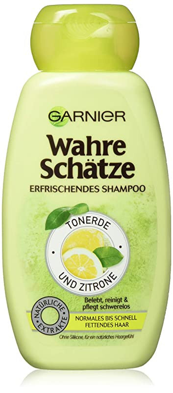 Garnier tesoros de champú de arcilla y limón 250ml Embalaje Deteriorado For Sale